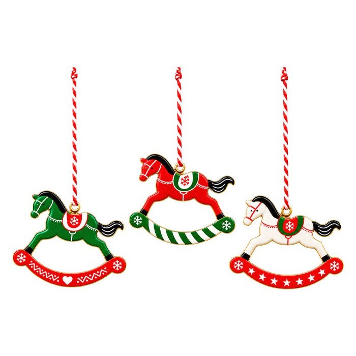 Rocking Horse Κρεμαστό Στολίδι 10.5x7cm