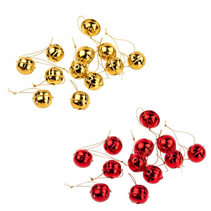 Jingle Κουδουνάκια Κρεμαστά 3.5x4cm Σετ 6 Τεμ