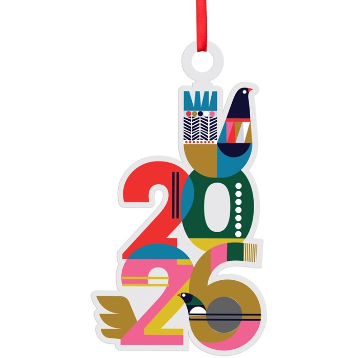 2025 Neostyle Γούρι Από Plexiglass Με Εκτύπωση 10x18cm