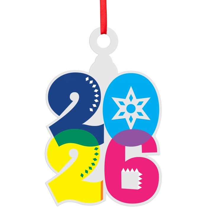 2026 Γούρι Από Plexiglass Με Εκτύπωση 9x15cm