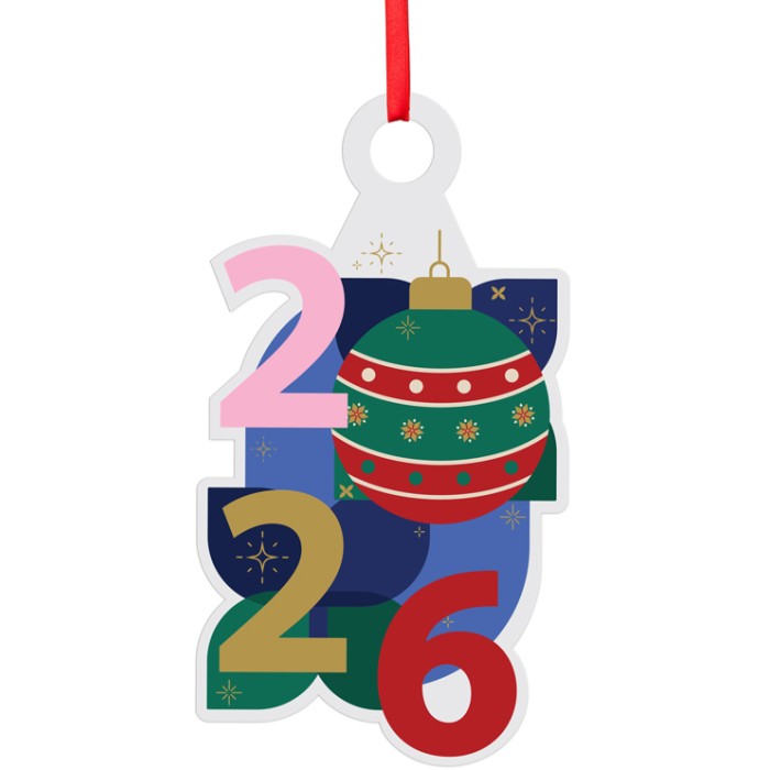 2025 Γούρι Από Plexiglass Με Εκτύπωση 