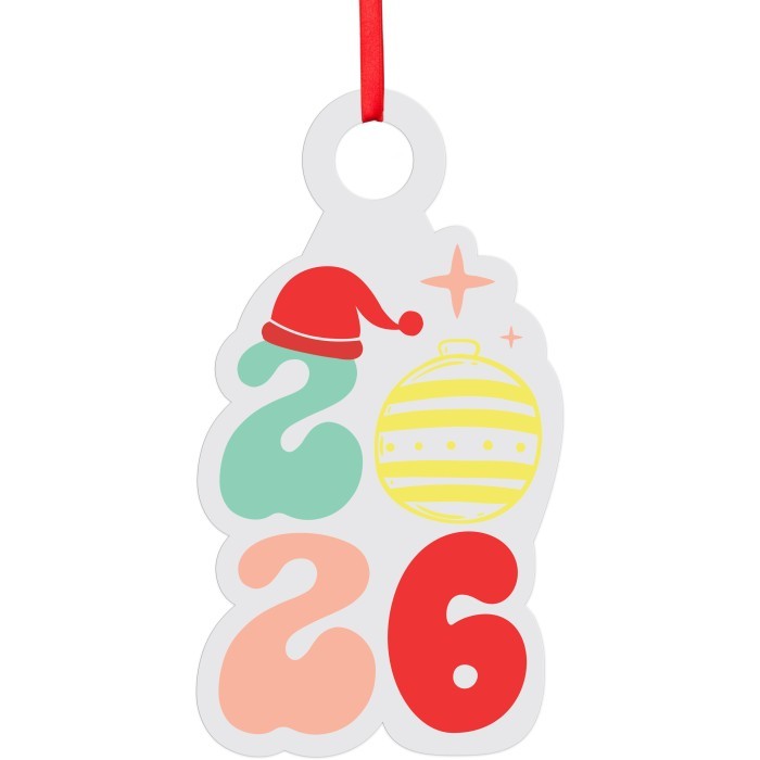 Sweet 2025 Γούρι Από Plexiglass Με Εκτύπωση 