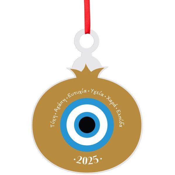 Lucky Eye Charm Γούρι Από Plexiglass Με Εκτύπωση 