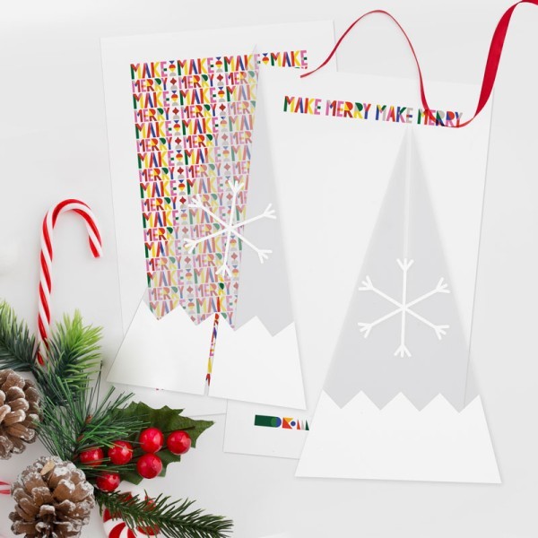 Snowflake Christmas Tree Από Plexiglass 11x20cm