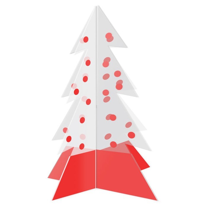 White Red Xmas Tree