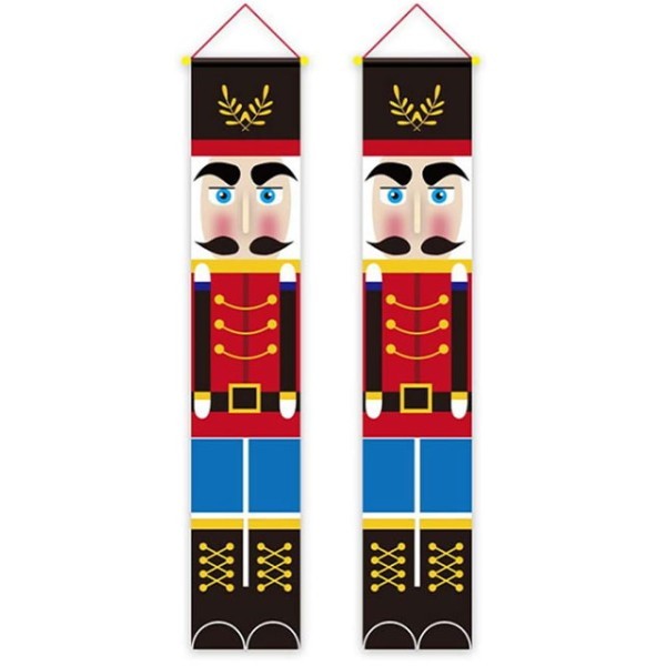 Nutcracker Banner Χριστουγεννιάτικο Διακοσμητικό Μπάνερ