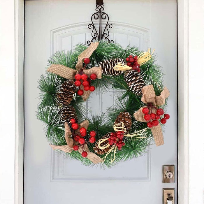 Merry Christmas Στεφάνι Χριστουγεννιάτικο Δ30cm