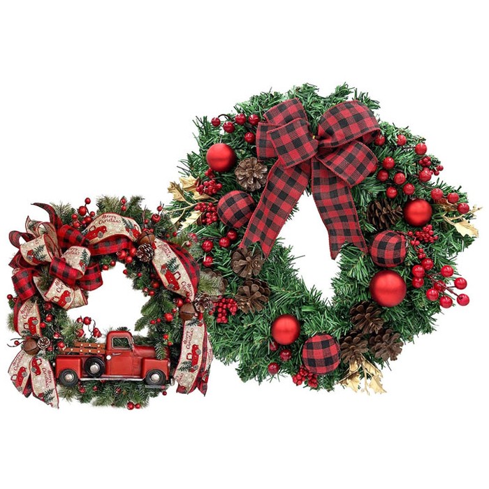 Christmas 
Mistletoe Στεφάνι Χριστουγεννιάτικο Δ30cm