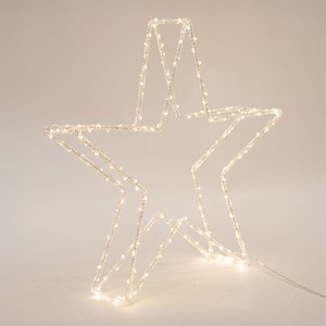 Mini Star Ακρυλικό Αστέρι Με Θερμά Λευκά Mini LED