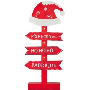 Beret Ξύλινες Φωτιζόμενες Ταμπελίτσες Με Σκουφάκι