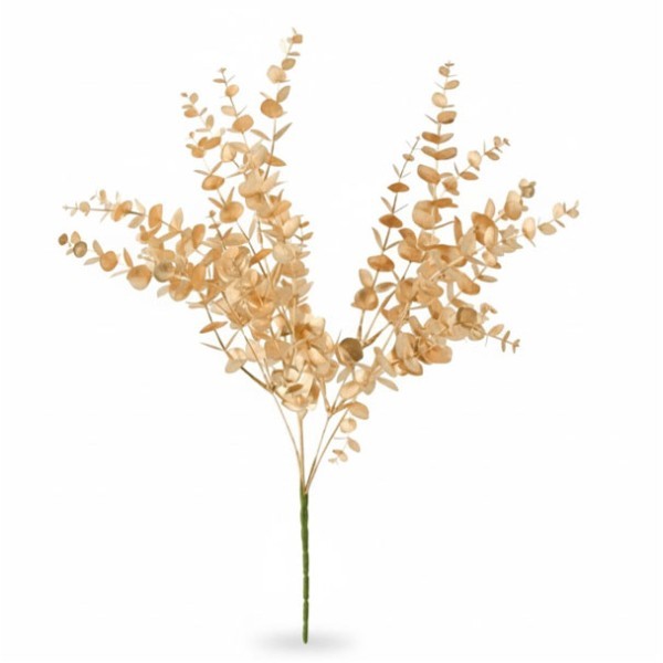Golden Eucalyptus Διακοσμητικό Κλαδί Ευκάλυπτος Χρυσός 40cm