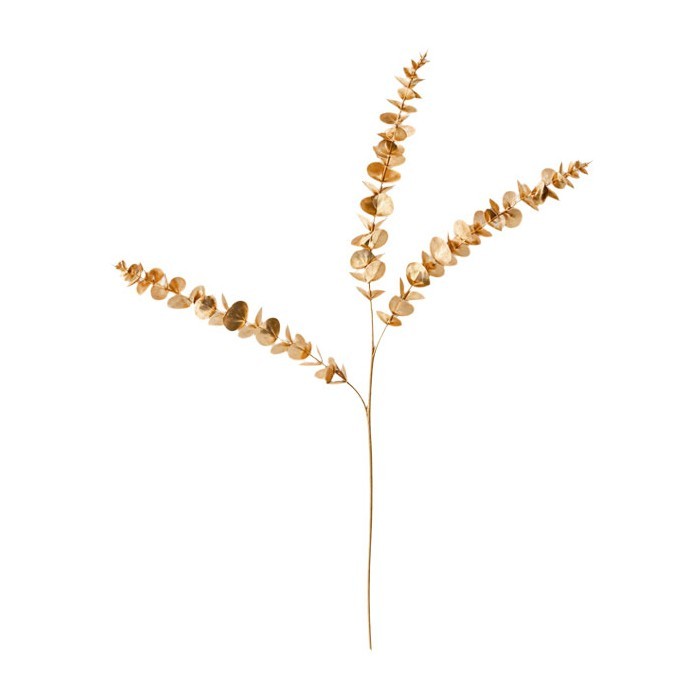 Golden Eucalyptus Deluxe Κλαδί Ευκάλυπτος Χρυσός 112cm