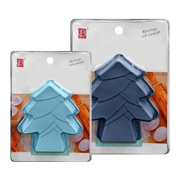 Xmas Fir Φόρμες Ζαχαροπλαστικής Δέντρα Σετ 3τεμ 14x12cm