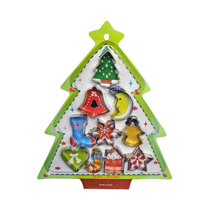 Fir Tree Κουπ Πατ Σετ 10τεμ σε Xmas Δέντρο 30x26,5cm