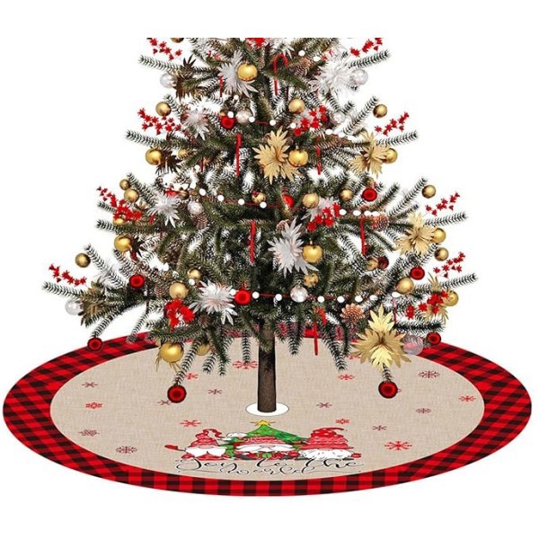 Gleeful Xmas Tree Skirt Χριστουγεννιάτικη Ποδιά Δέντρου