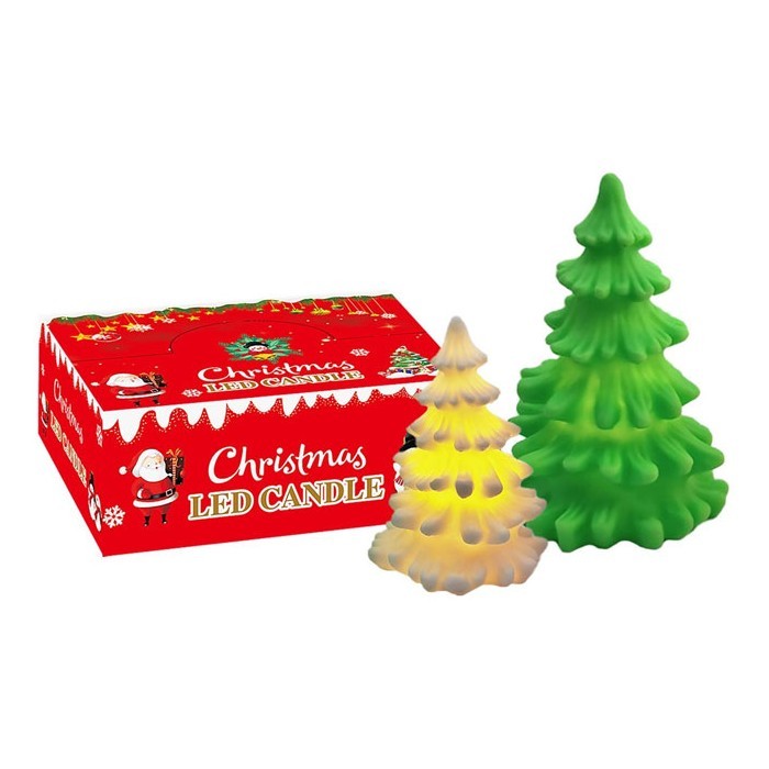 Xmas Δεντράκι Πλαστικό Με Φως 9x6cm