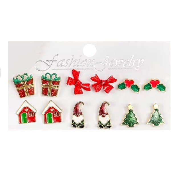 Sparkling Christmas Earrings Χριστουγεννιάτικα Σκουλαρίκια Δώρα