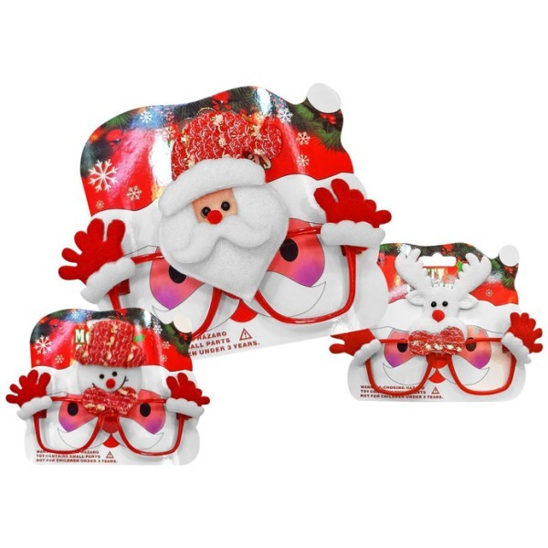 Xmas Glasses Γυαλιά Άγιος Βασίλης με Χέρια 16x14cm
