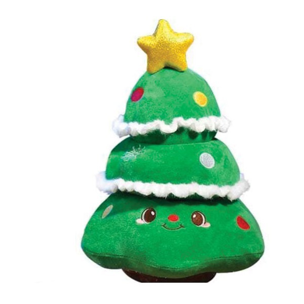 Xmas Friends Χριστουγεννιάτικο Λούτρινο Δέντρο 17cm