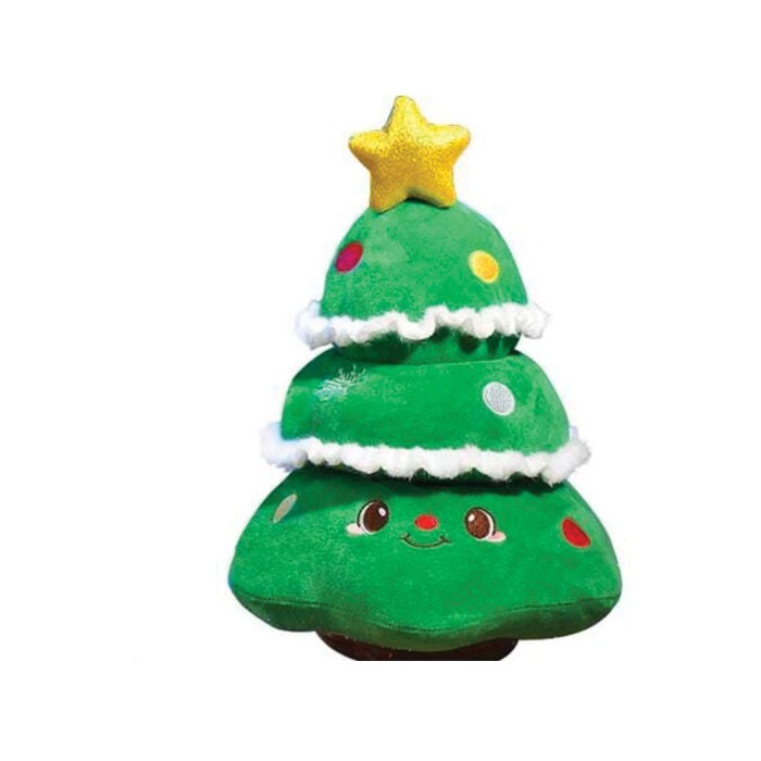 Xmas Friends Χριστουγεννιάτικο Λούτρινο Δέντρο 17cm