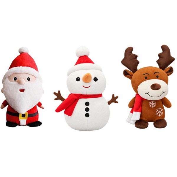 Xmas Friends Χριστουγεννιάτικο Λούτρινο 30cm Snowman