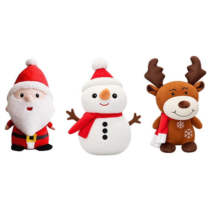 Xmas Friends Χριστουγεννιάτικο Λούτρινο 30cm