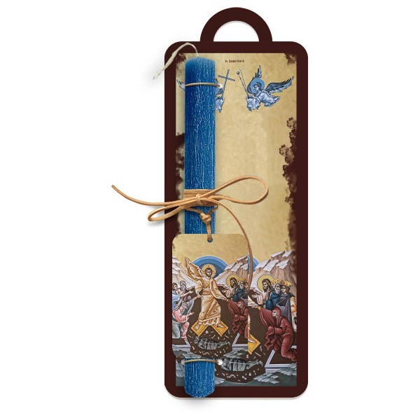 Ανάσταση του Κυρίου Πασχαλινή Λαμπάδα 30cm