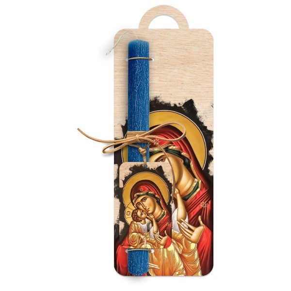 Παναγία Πασχαλινή Λαμπάδα 30cm