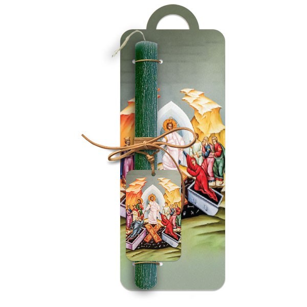 Χριστός Ανέστη Πασχαλινή Λαμπάδα 30cm