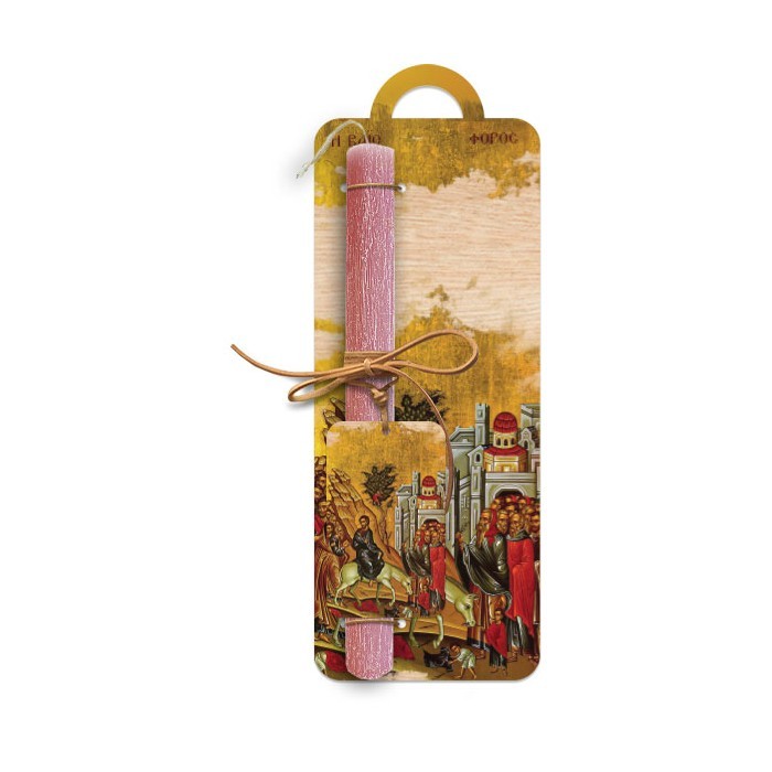 Βαϊοφόρος Πασχαλινή Λαμπάδα 30cm