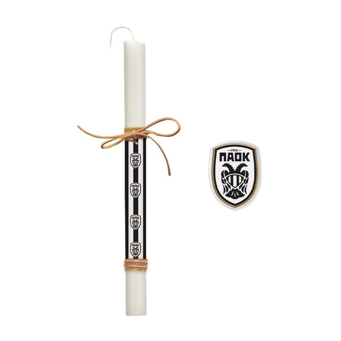 PAOK Πασχαλινή Λαμπάδα 30cm