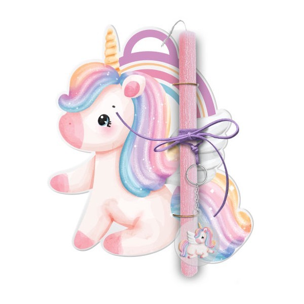 Baby Unicorn Πασχαλινή Λαμπάδα 30cm