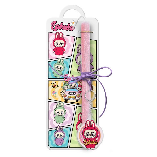 Labubu Heroes Πασχαλινή Λαμπάδα 30cm