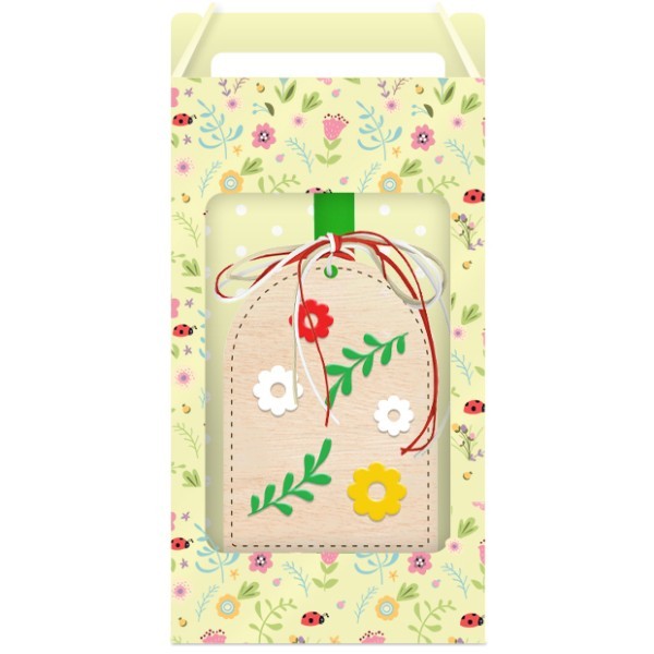 Vitro Πασχαλινή Λαμπάδα Λουλουδάκια 30cm