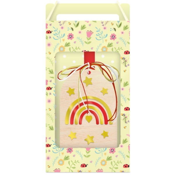 Vitro Πασχαλινή Λαμπάδα Ουράνιο Τόξο 30cm