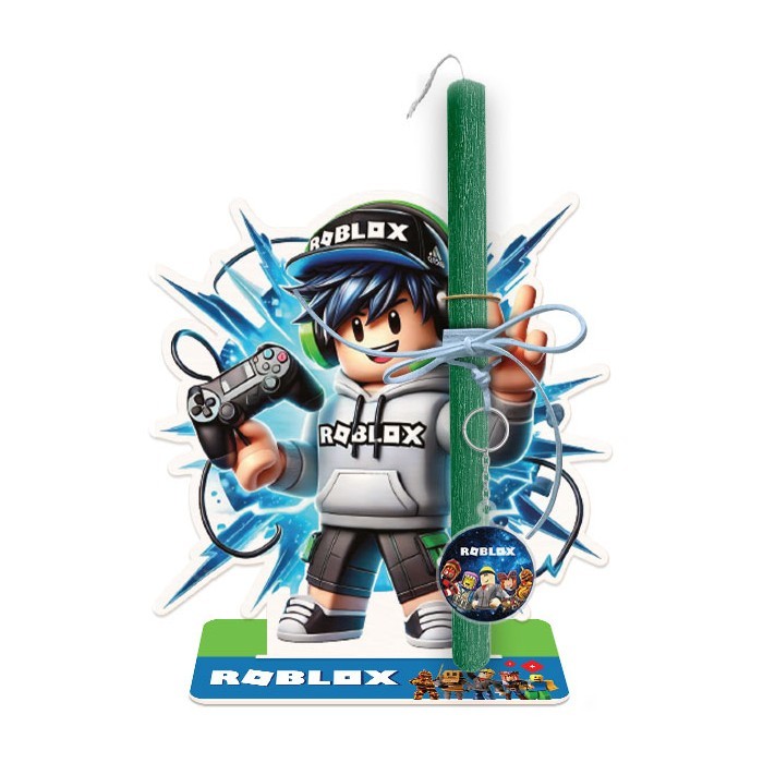 Roblox Blue Πασχαλινή Λαμπάδα 30cm