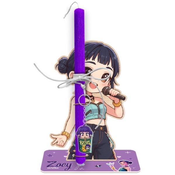 Zoey Huntrix Πασχαλινή Λαμπάδα 30cm