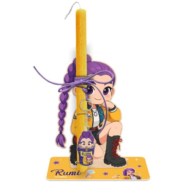 Rumi Huntrix Πασχαλινή Λαμπάδα 30cm