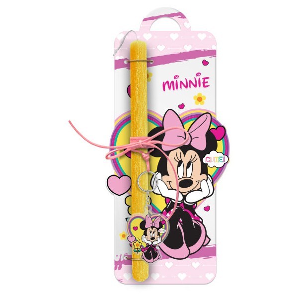 Cute Minnie Πασχαλινή Λαμπάδα 30cm