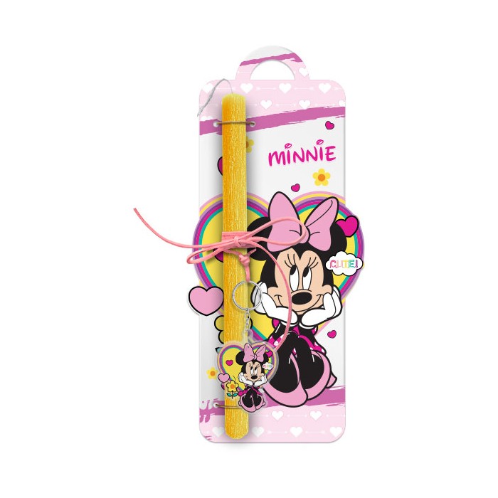 Cute Minnie Πασχαλινή Λαμπάδα 30cm