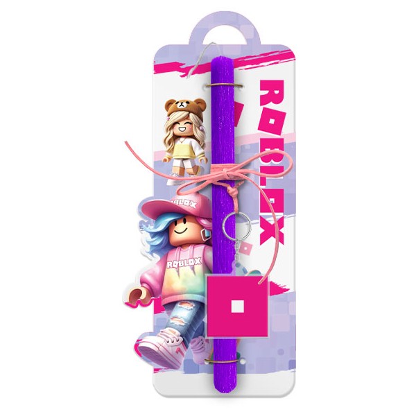 Roblox Skater Girl Πασχαλινή Λαμπάδα 30cm