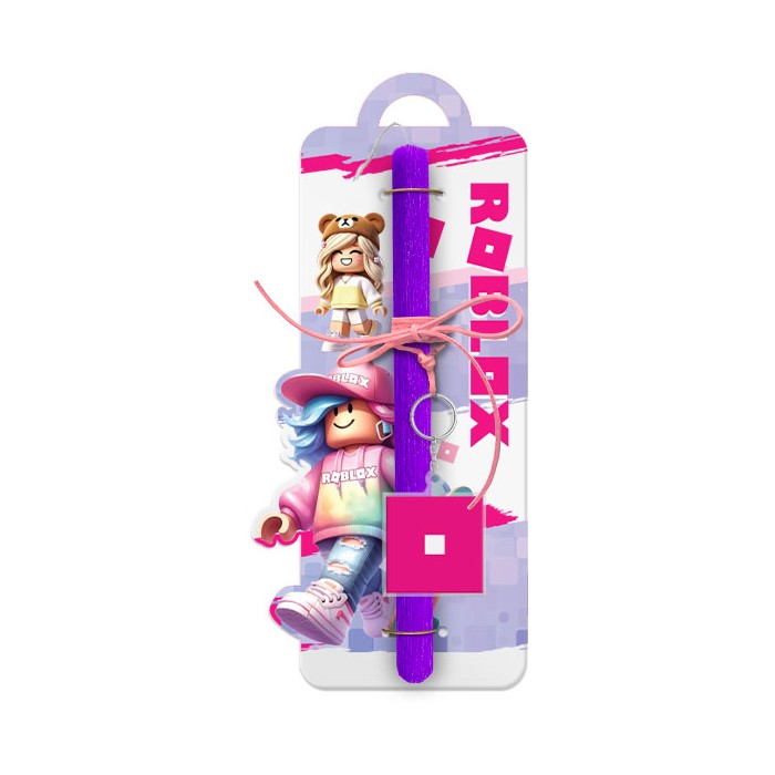 Roblox Skater Girl Πασχαλινή Λαμπάδα 30cm