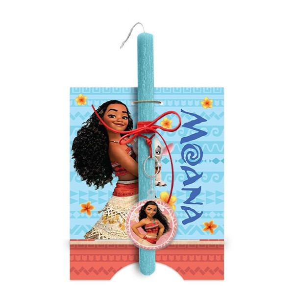 Moana Πασχαλινή Λαμπάδα Μπλε 30cm