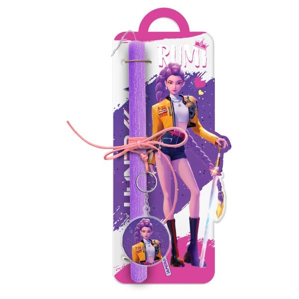 Rumi Huntrix Πασχαλινή Λαμπάδα 30cm Plexiglass