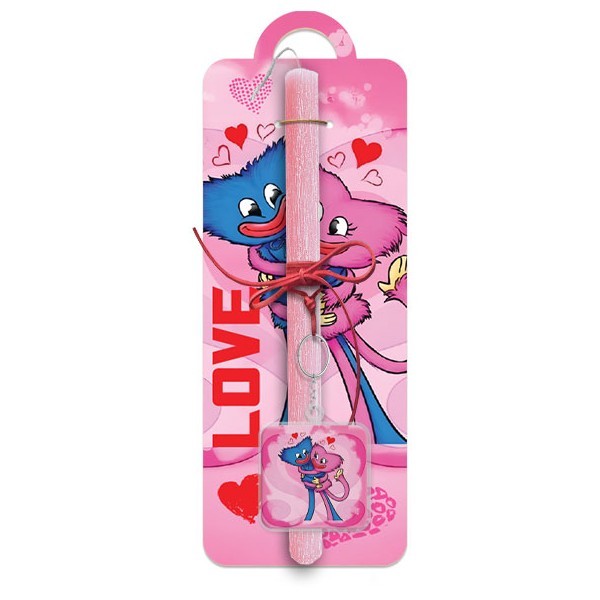 Kissy Missy Huggy Wuggy Πασχαλινή Λαμπάδα 30cm