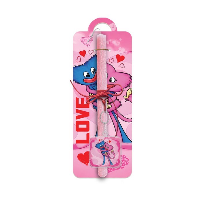 Kissy Missy Huggy Wuggy Πασχαλινή Λαμπάδα 30cm