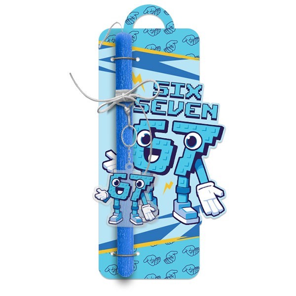 Six Seven Boy Πασχαλινή Λαμπάδα 30cm