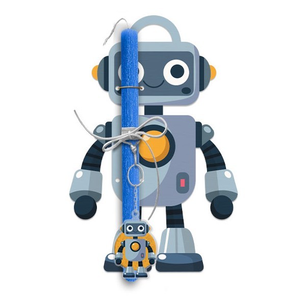 Robot Πασχαλινή Λαμπάδα 30cm