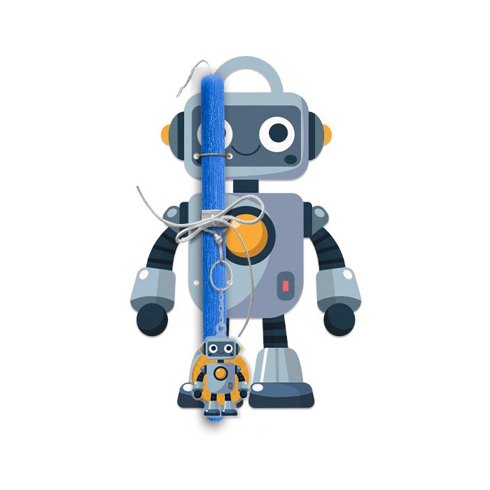 Robot Πασχαλινή Λαμπάδα 30cm
