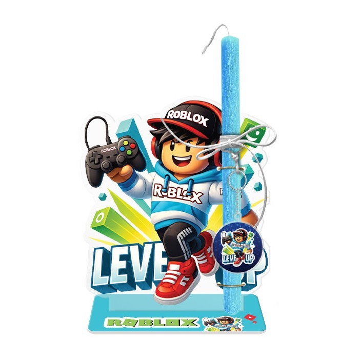 Roblox Boy Πασχαλινή Λαμπάδα 30cm
